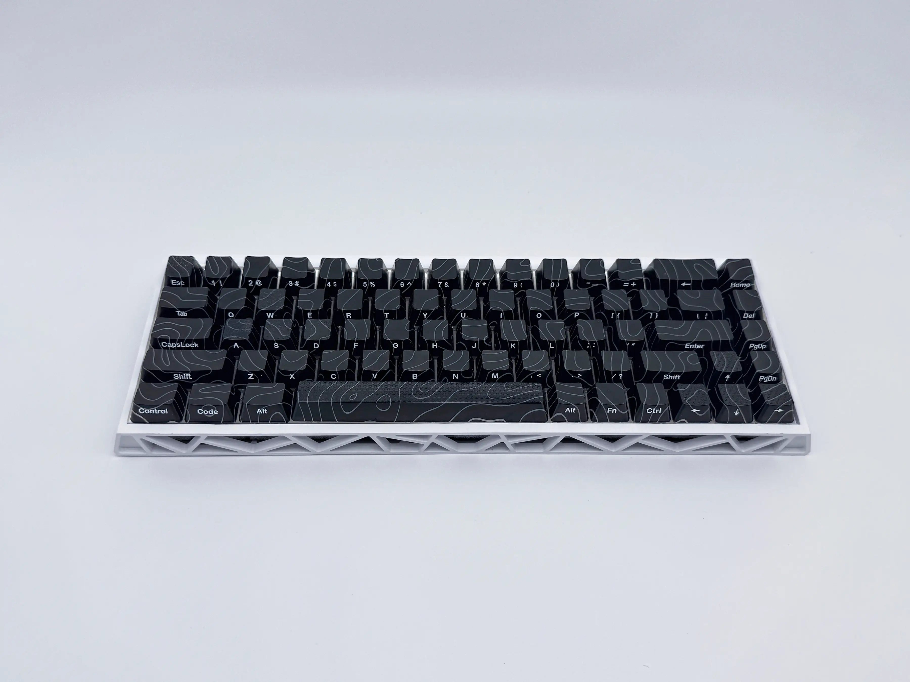 Hollow 68% Mechanical Keyboard - Bluetooth/2.4G Wireless/Wired Connection RGB HiFi Keyboard for Typing & Gaming