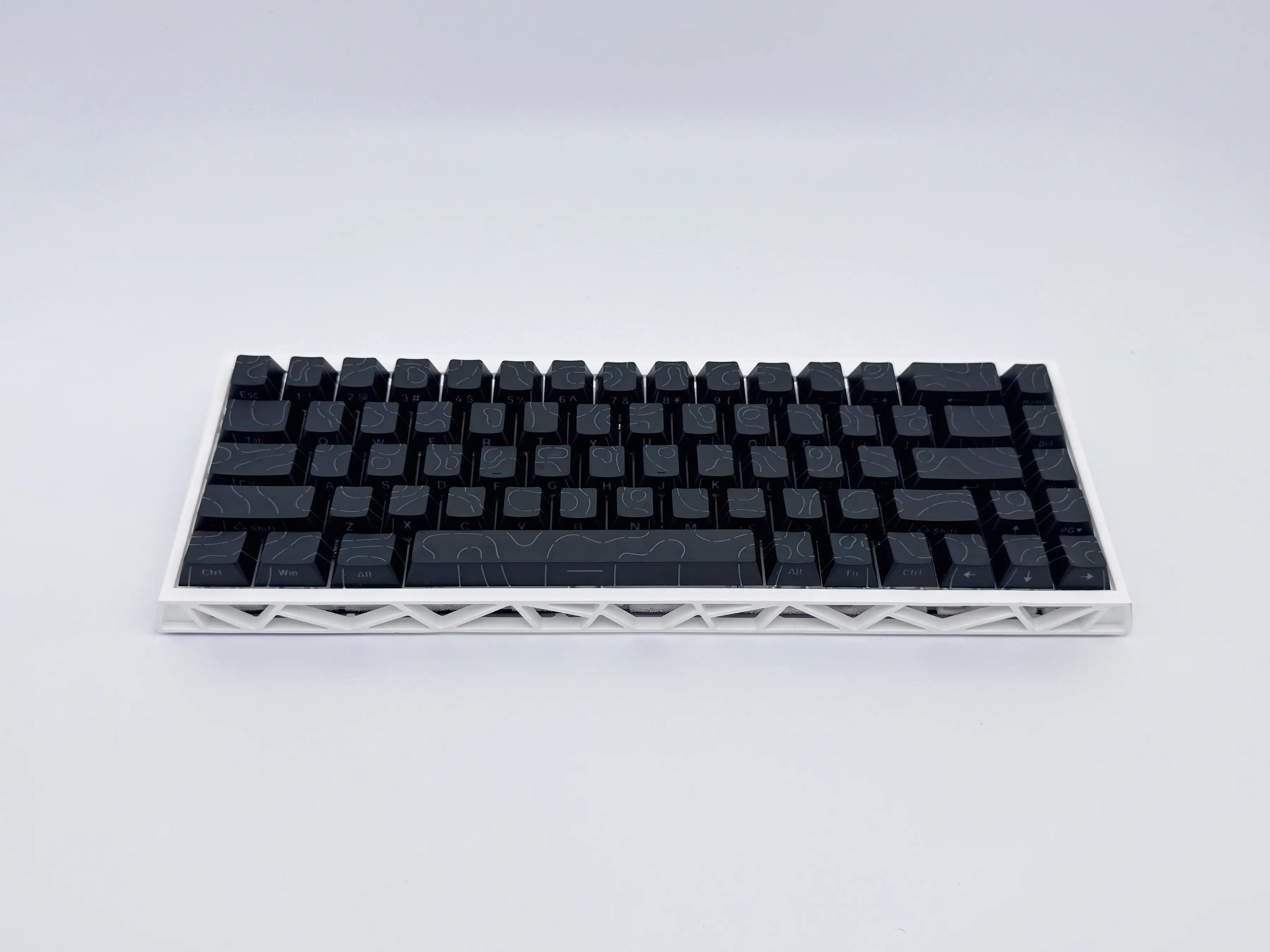 Hollow 68% Mechanical Keyboard - Bluetooth/2.4G Wireless/Wired Connection RGB HiFi Keyboard for Typing & Gaming