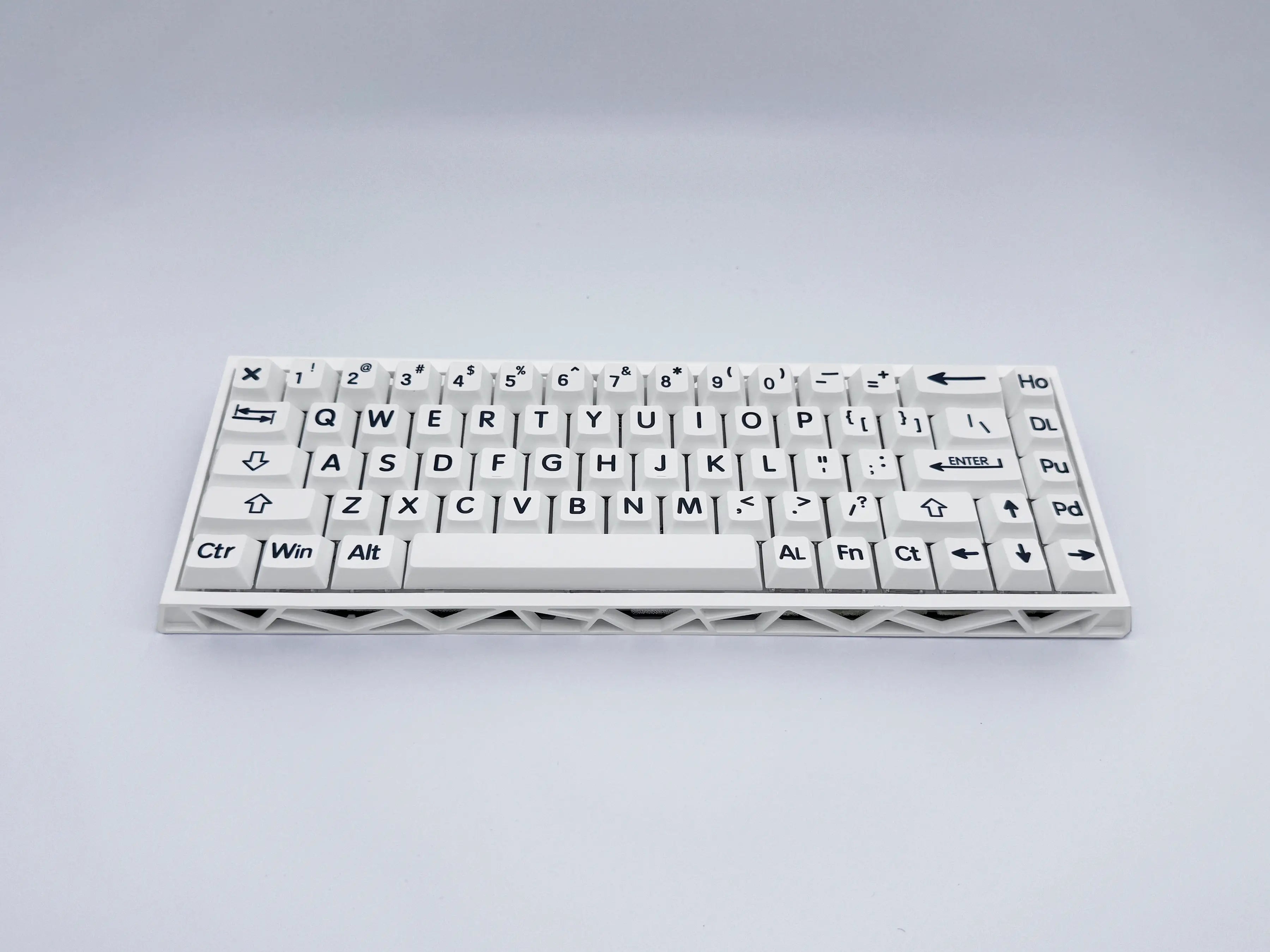 Hollow 68% Mechanical Keyboard - Bluetooth/2.4G Wireless/Wired Connection RGB HiFi Keyboard for Typing & Gaming