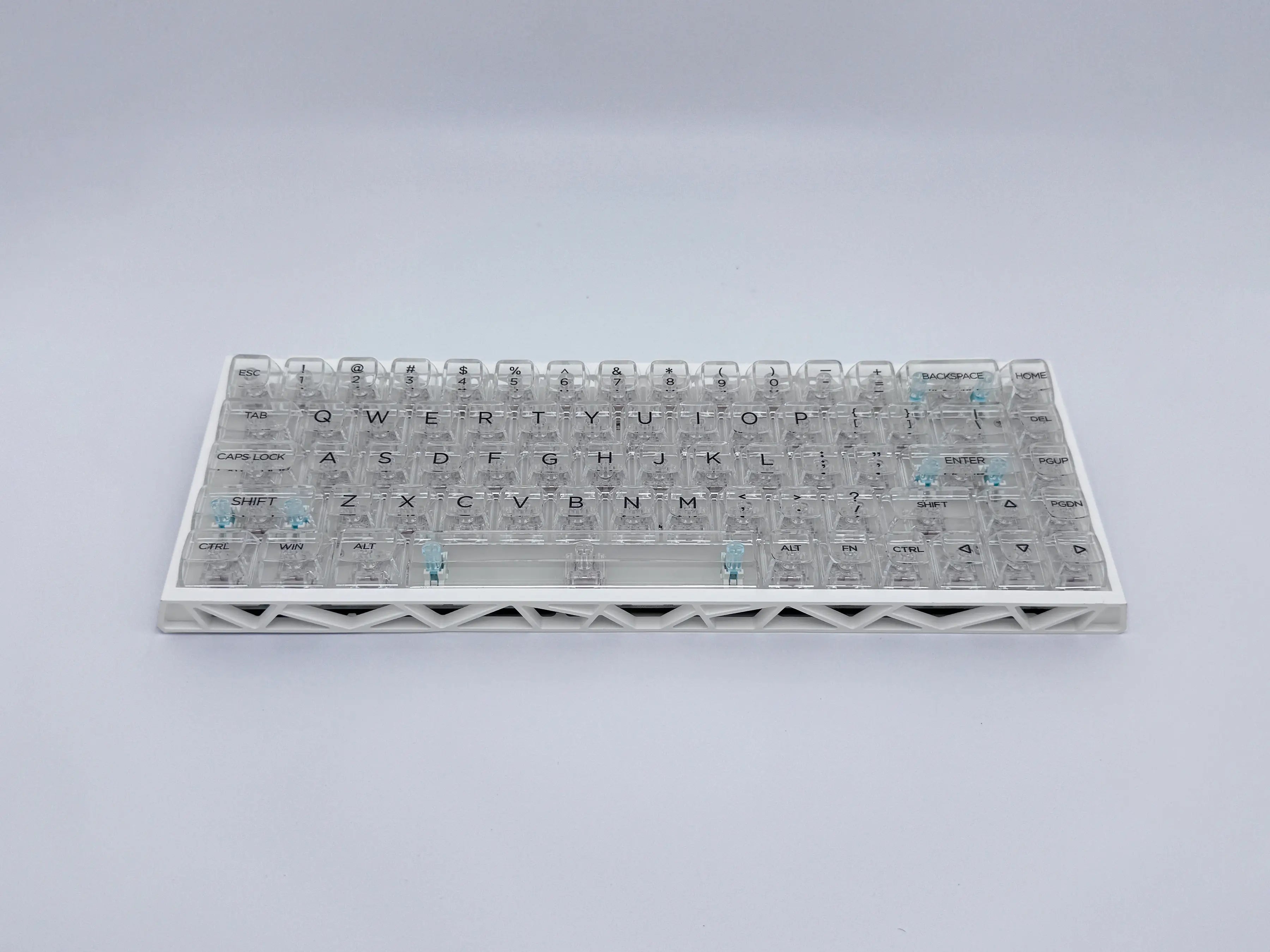 Hollow 68% Mechanical Keyboard - Bluetooth/2.4G Wireless/Wired Connection RGB HiFi Keyboard for Typing & Gaming