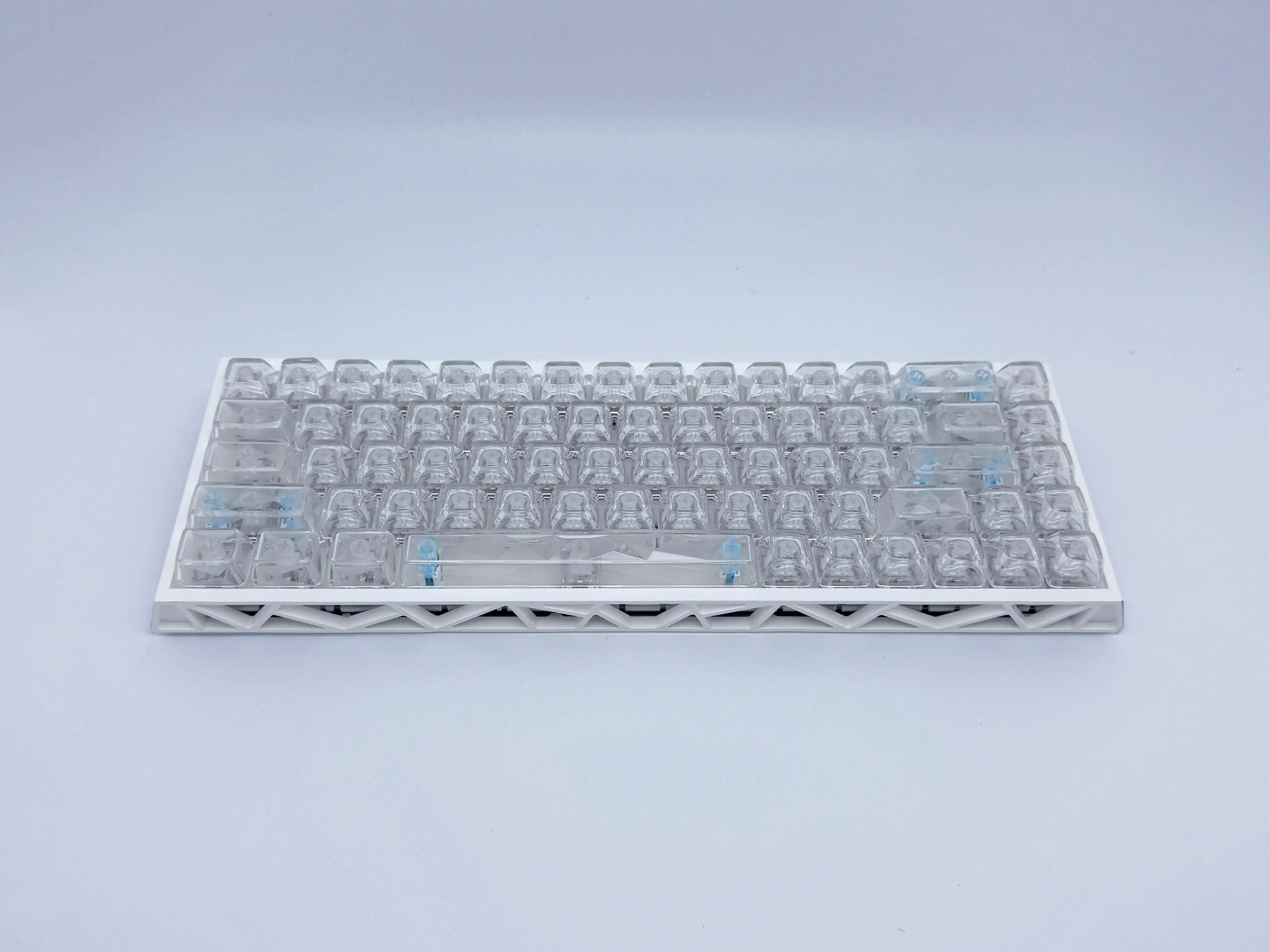 Hollow 68% Mechanical Keyboard - Bluetooth/2.4G Wireless/Wired Connection RGB HiFi Keyboard for Typing & Gaming