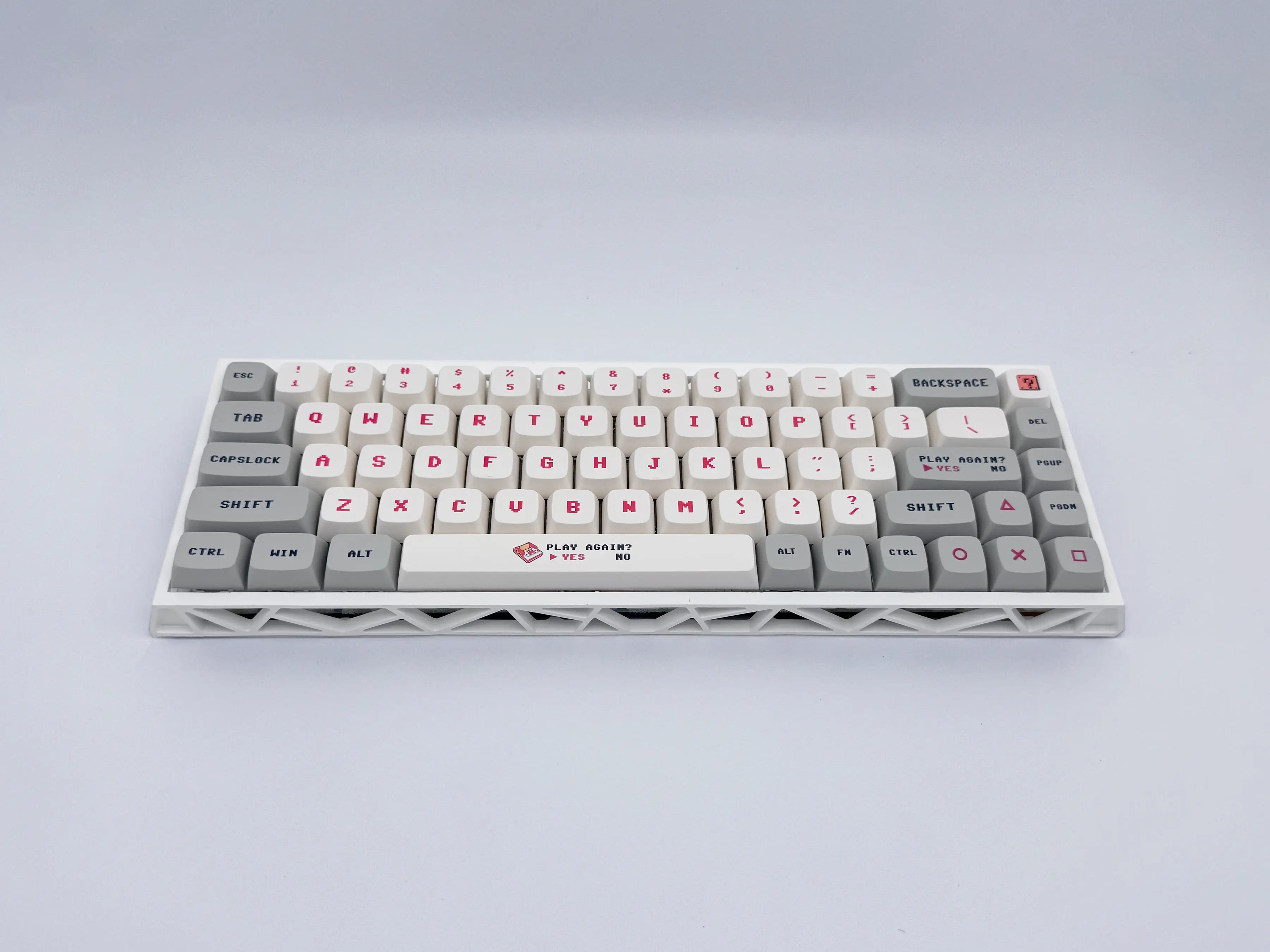 Hollow 68% Mechanical Keyboard - Bluetooth/2.4G Wireless/Wired Connection RGB HiFi Keyboard for Typing & Gaming