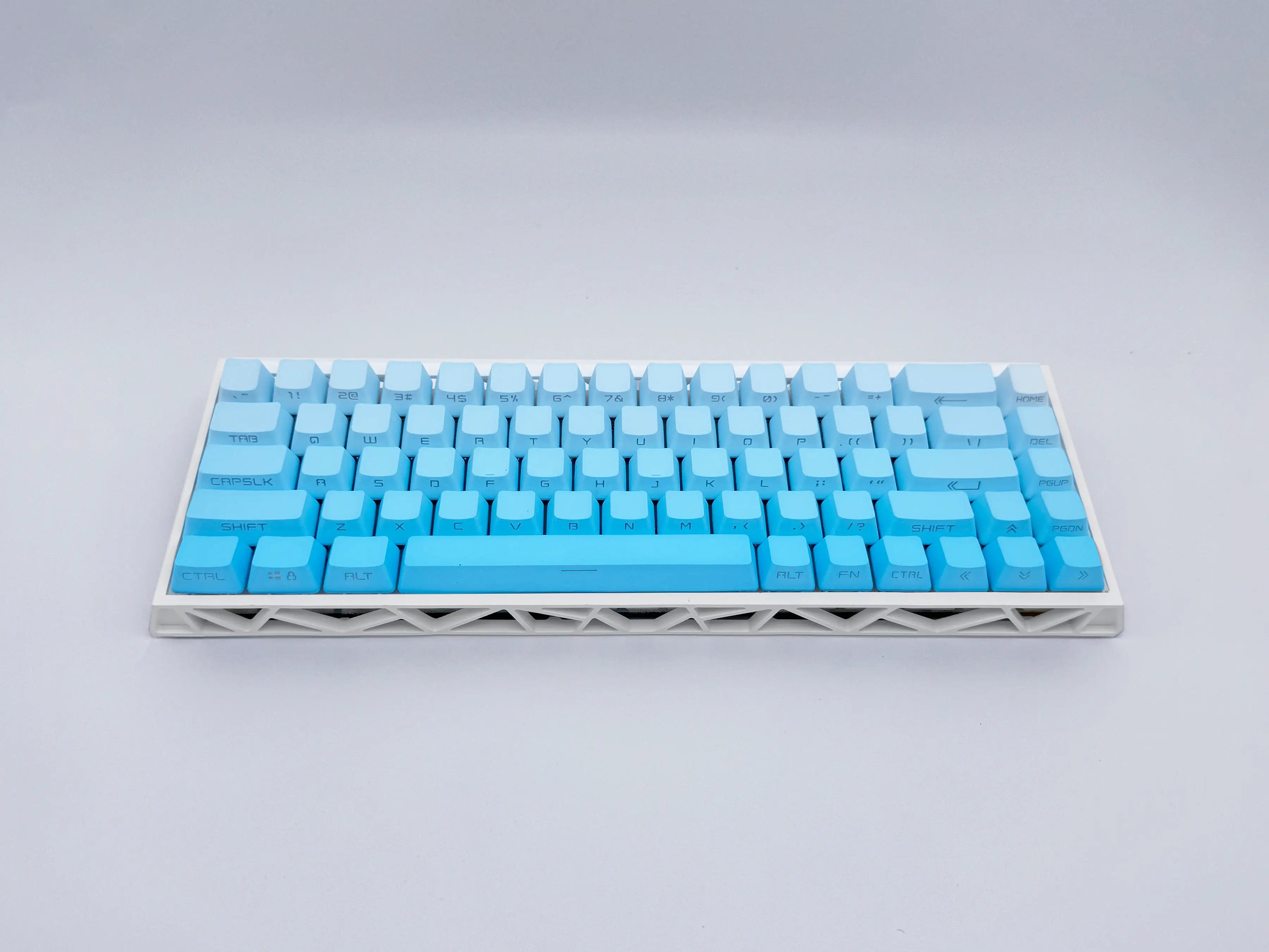 Hollow 68% Mechanical Keyboard - Bluetooth/2.4G Wireless/Wired Connection RGB HiFi Keyboard for Typing & Gaming