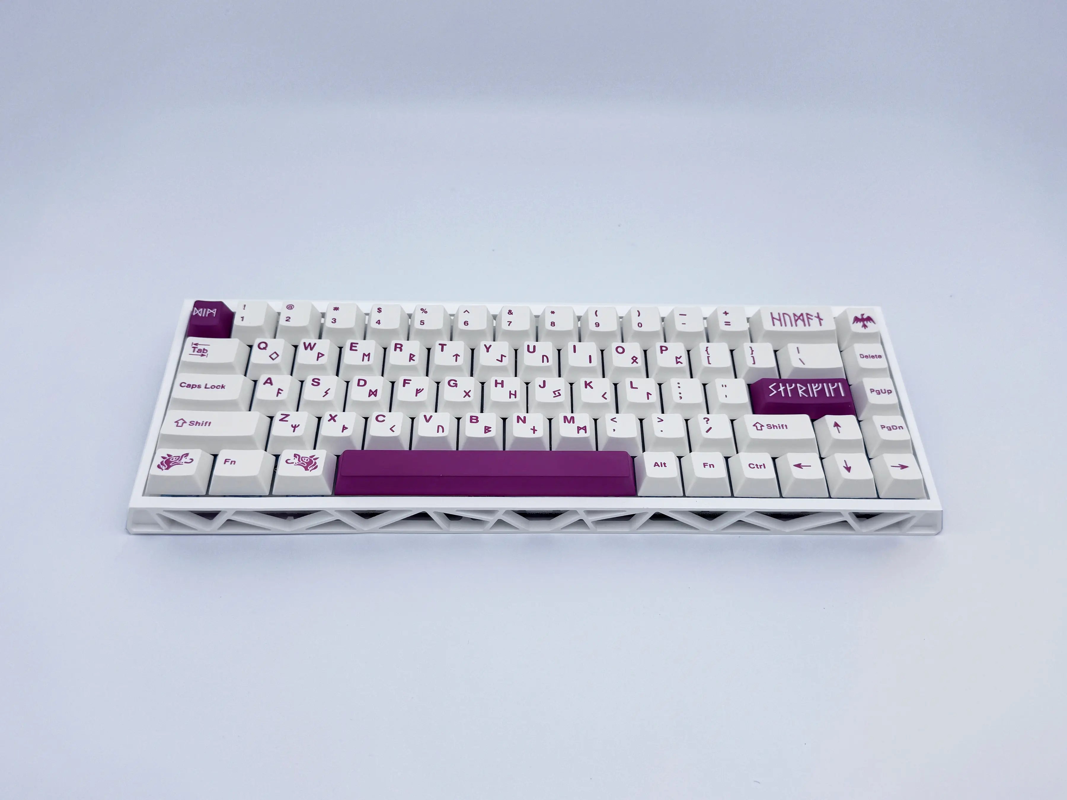 Hollow 68% Mechanical Keyboard - Bluetooth/2.4G Wireless/Wired Connection RGB HiFi Keyboard for Typing & Gaming
