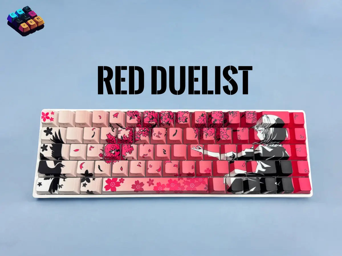 Tapkx Red Duelist KX68 mechanical keyboard