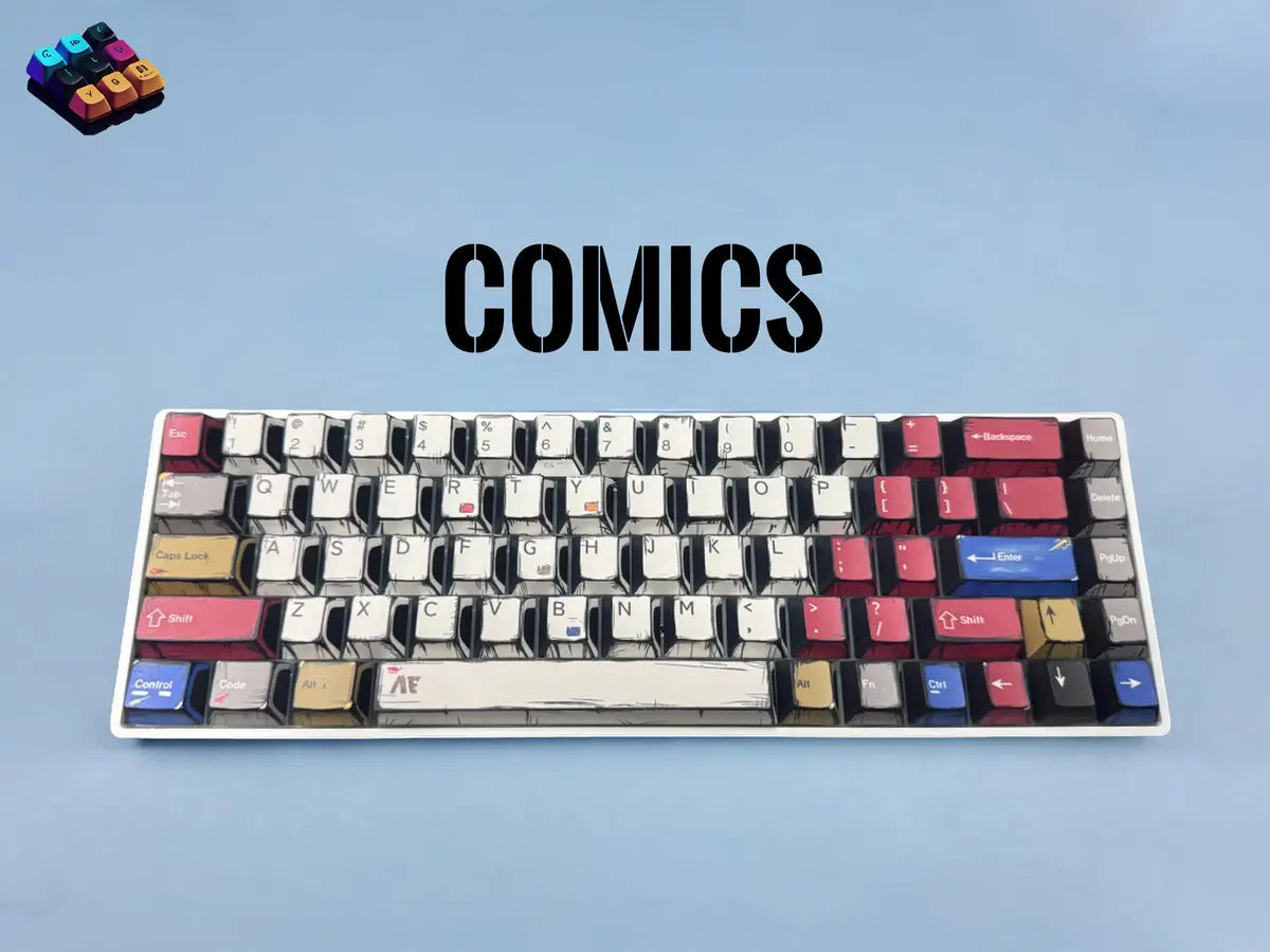 Tapkx Comics KX68 mechanical keyboard