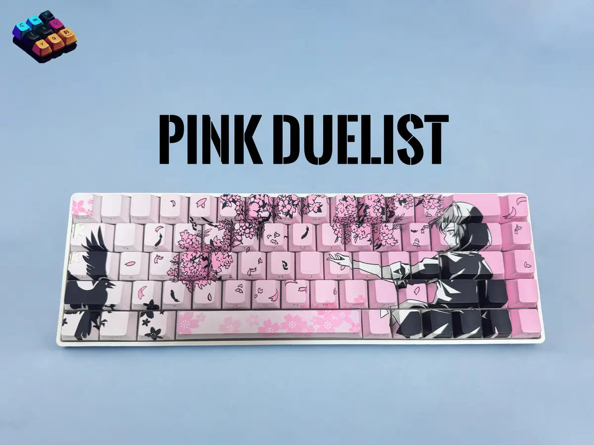 Tapkx Pink Duelist KX68 mechanical keyboard