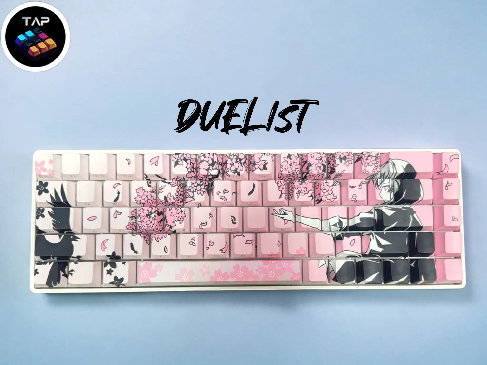 Tapkx KX68 Pink Duelist 68% Mechanical Keyboard - Wireless/Bluetooth/Wired RGB Hifi Keyboard for Office & Gaming