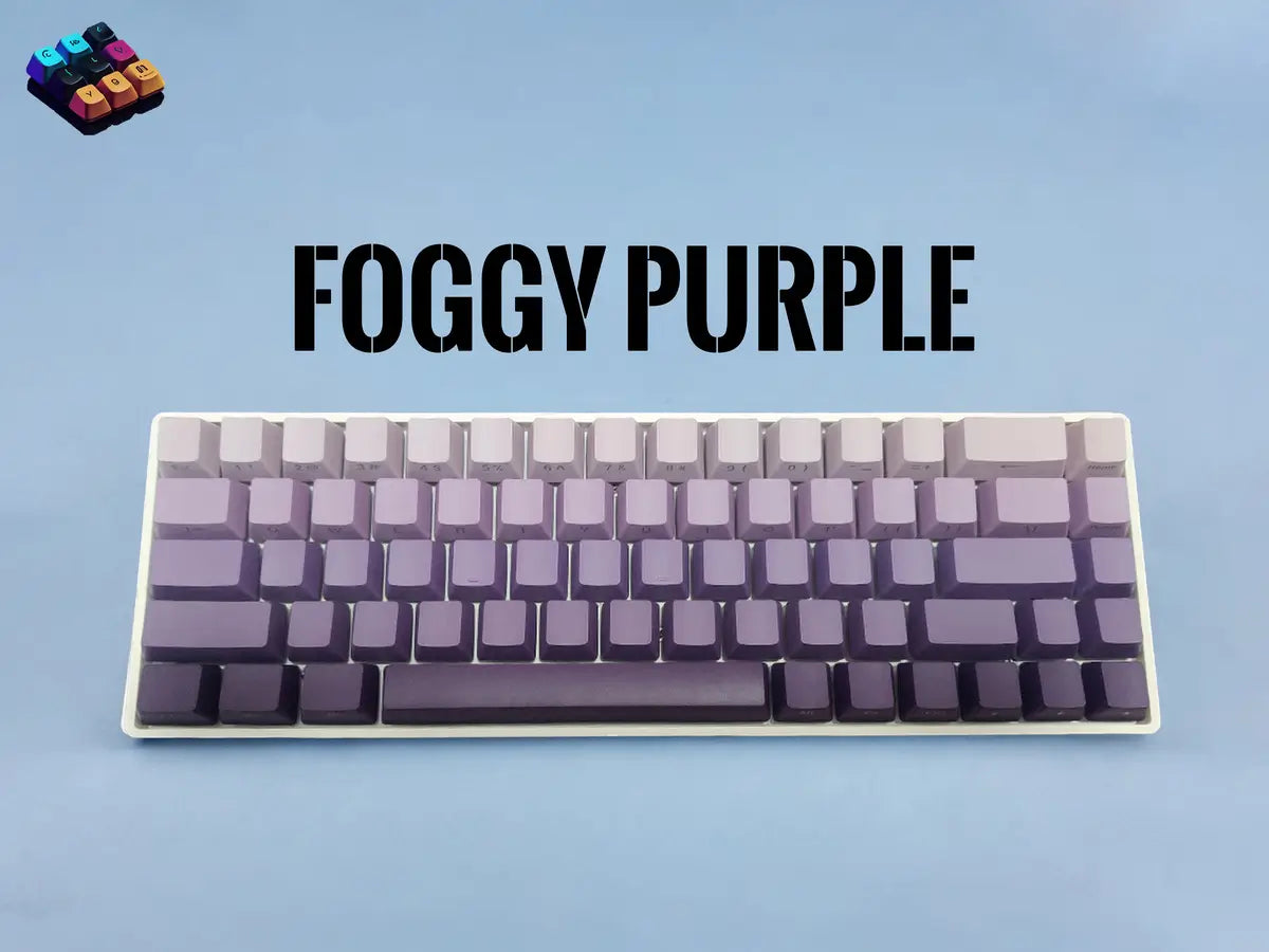 Tapkx Foggy Purple KX68 mechanical keyboard