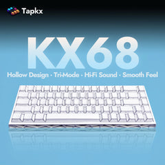 KX68 Prism 68% Hollow Tri-Mode Mechanical Keyboard